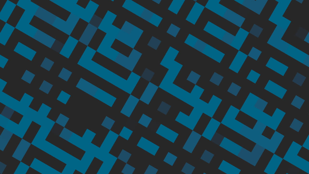 píxeles azules degradados en 8 bits de arquitectura 3