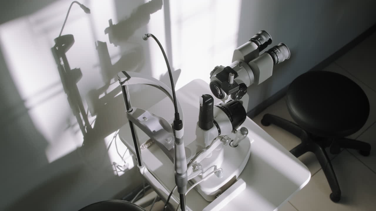 Phoropter Machine For Eyesight Test At Oculist Office