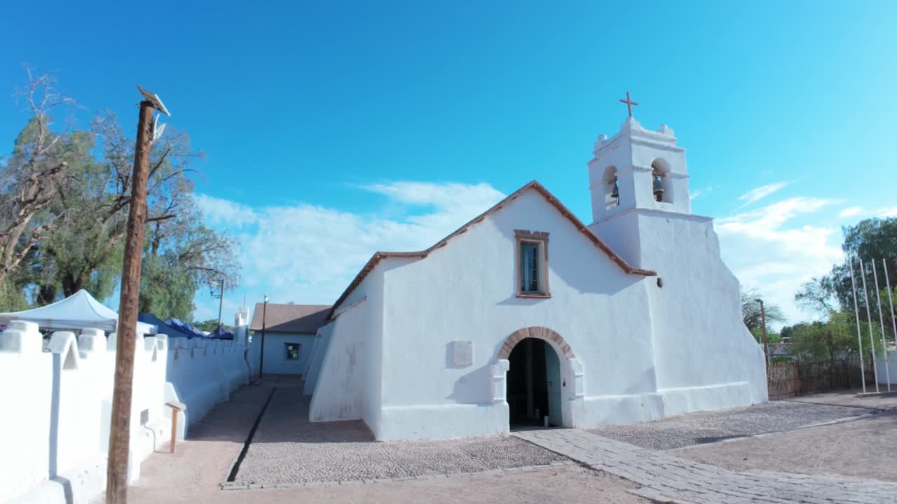 iglesia de san pedro de atacama en chile, américa del sur