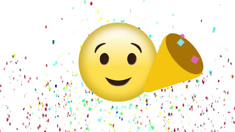 Animation-Von-Emoji-Symbolen-Auf-Weißem-Hintergrund