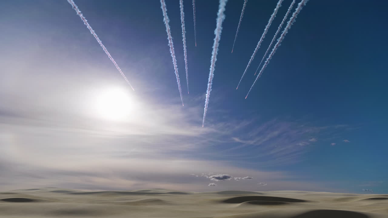 Missiles over the desert