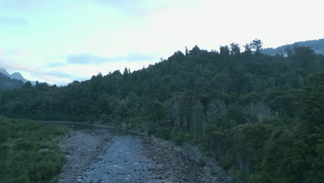 Drone-shot-over-the-mountains-and-river