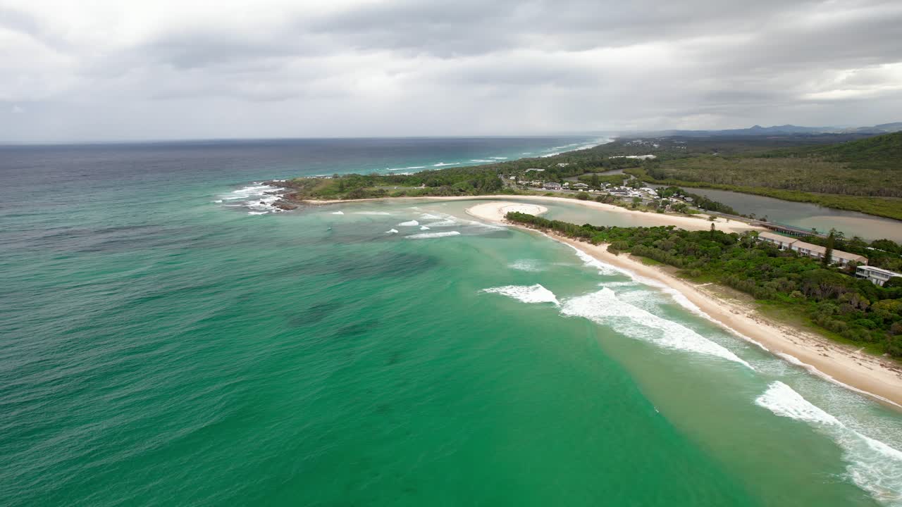 Aerial Shot Of Hastings Point In New South Wales, Australia