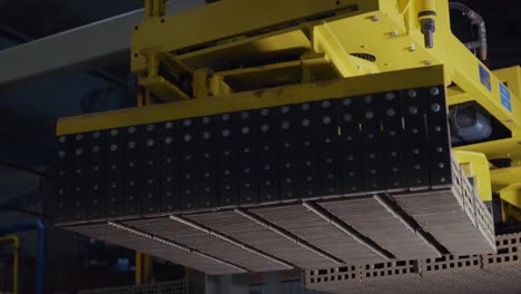 automated brick handling system in a factory
