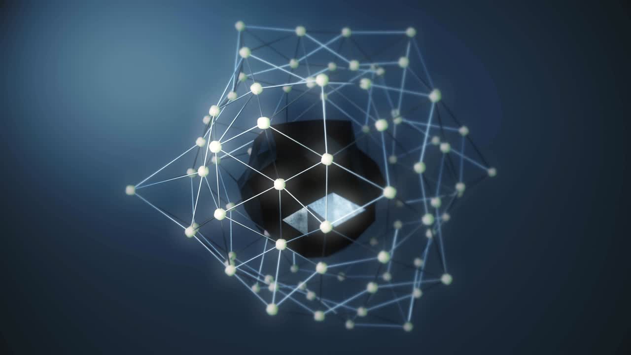 Abstract science and technology animation.