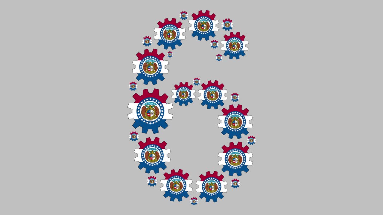 el número seis de missouri.