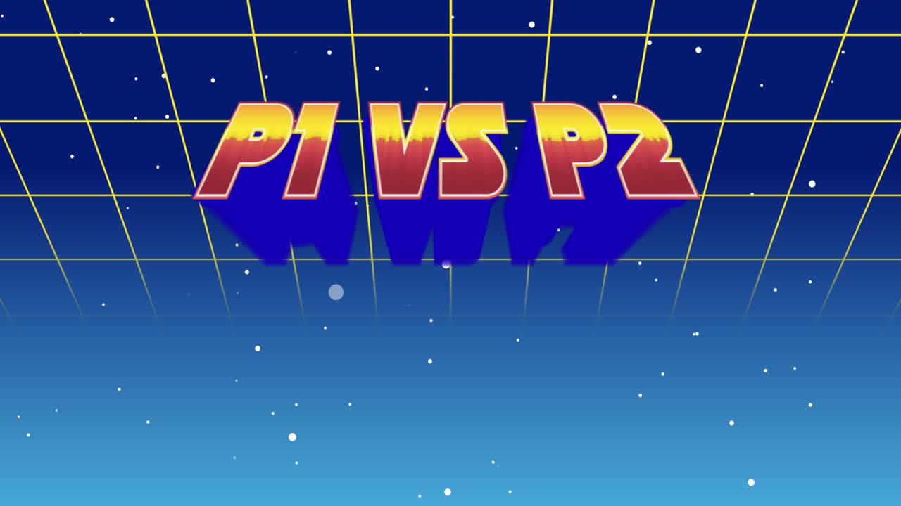 Cartello "P1 Vs P2"