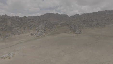 Drone-flies-over-Andes-mountains-in-Central-Peru