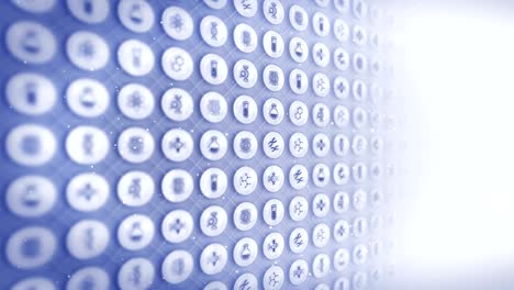 set of genetic icons, biotechnology background, cg loop animation,