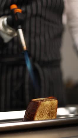 chef preparing a pastry