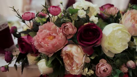 beautiful floral table setting