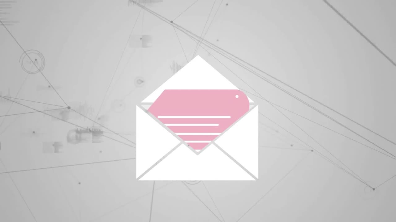 animación de iconos de redes sociales de conexiones con las estadísticas