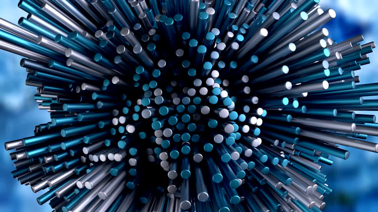 4K Abstract Deep Learning Neural Net Concept.