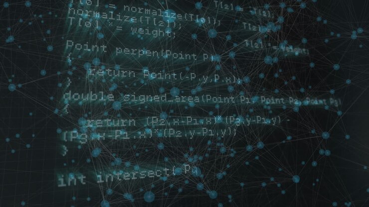 Animation of diverse data processing in digital space