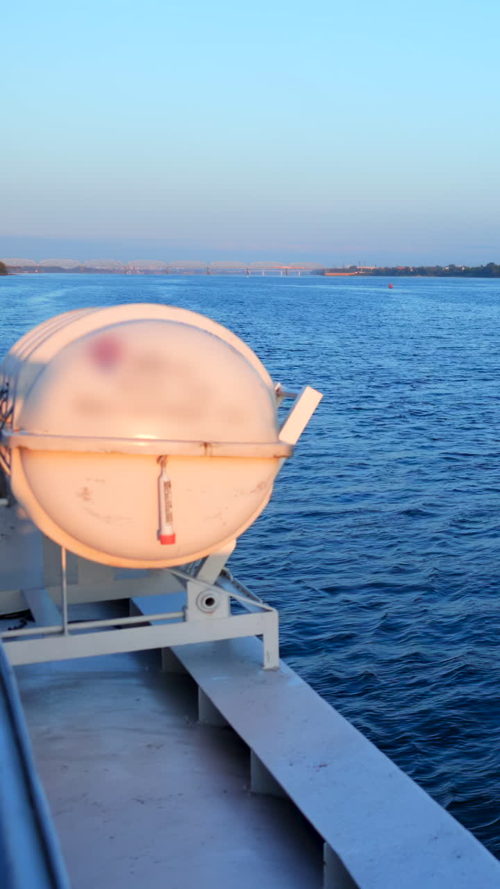 View of a River from a Boat