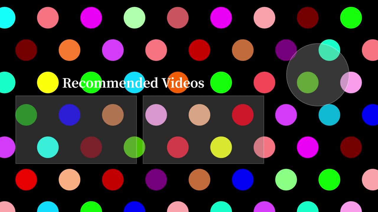 Small dot background end card ending screen motion graphics