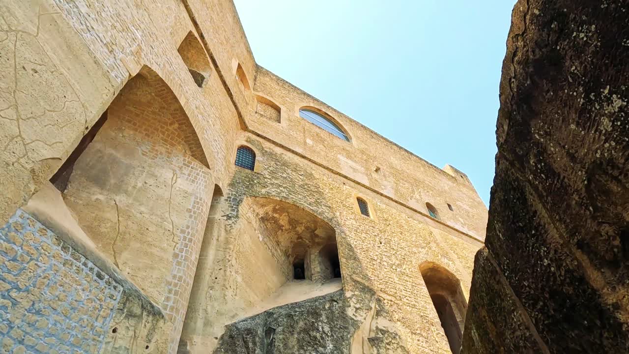 A walk through ancient castle architecture in Naples