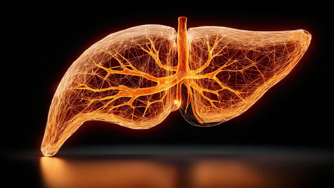 A Stunning Visualization of the Human Lungs: An Artistic Representation Showcasing the Intricate Network of Bronchi and Alveoli Illuminated with a Glowing Aura