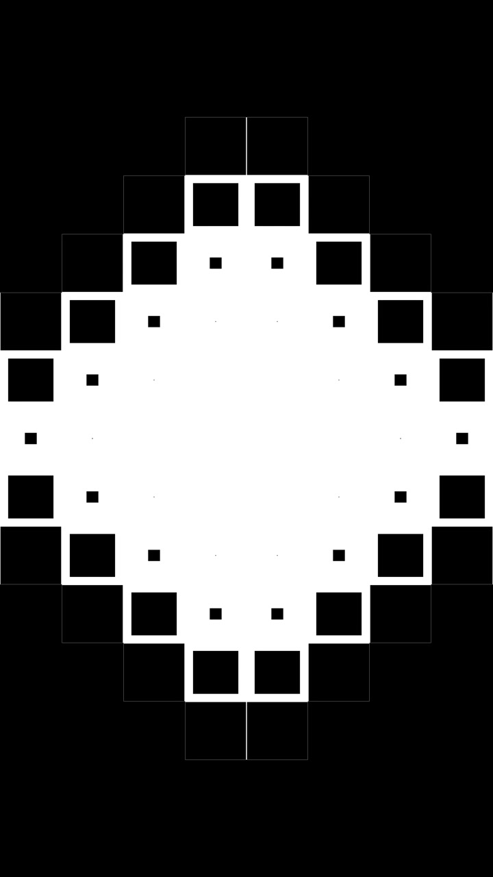 Abstract Geometric Animation of Expanding and Contracting Squares