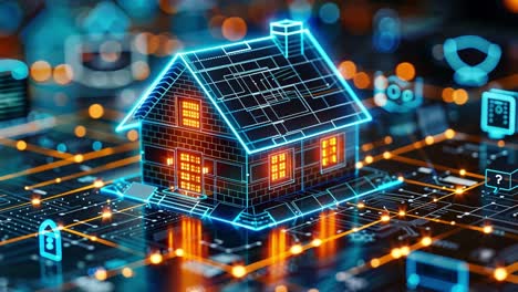 smart home technology concept