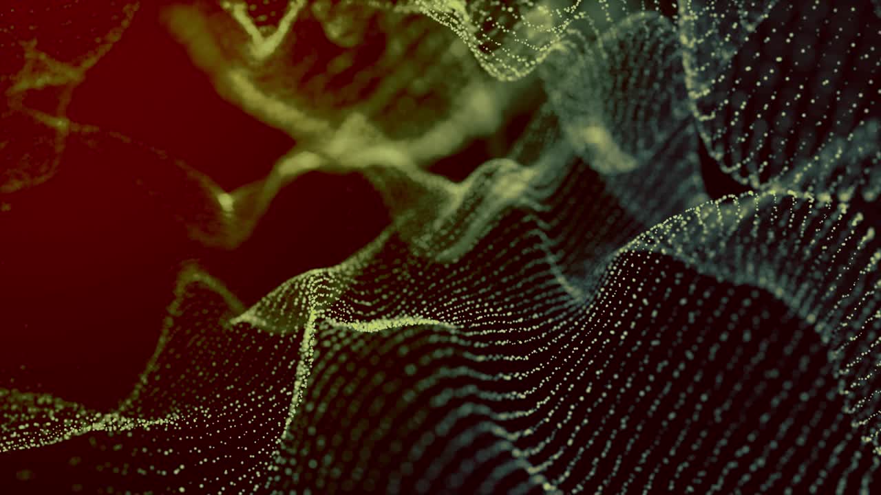 fondo 3d abstracto con ondas en movimiento