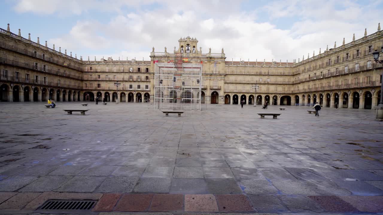 Città monumentale di Salamanca vuota a causa del lockdown 14.