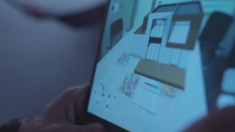 software de diseño para el hogar en tableta