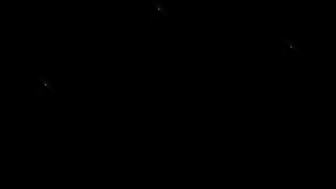Abstract Light Reflections Moving Across a Dark Background