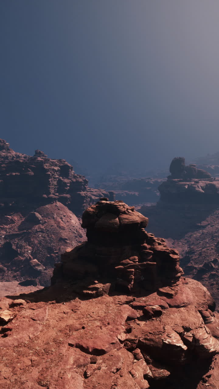 paisaje del cañón de las rocas rojas