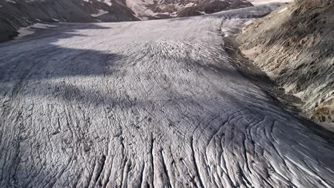swiss alps glacier rhone alpine river source deep freeze texture switzerland