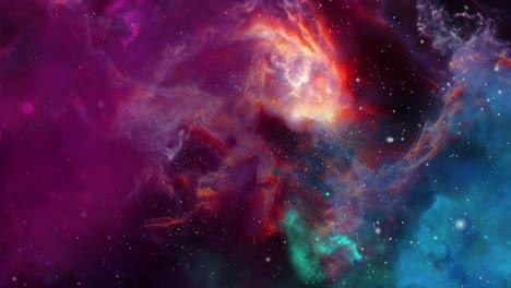 las nubes nebulosas se fusionaron en una en el gran universo.