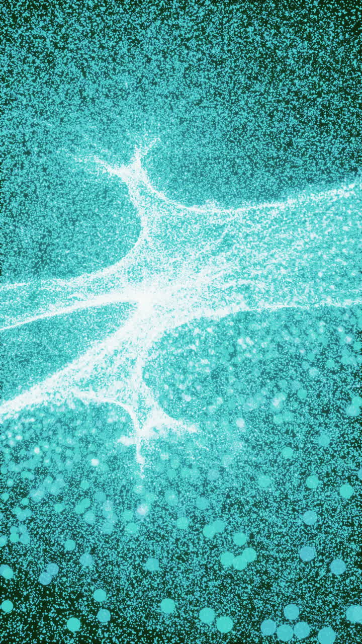 거품이 있는 추상적인 파란색과 초록색 배경