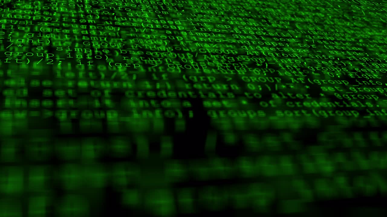 código de programación de fondo denso