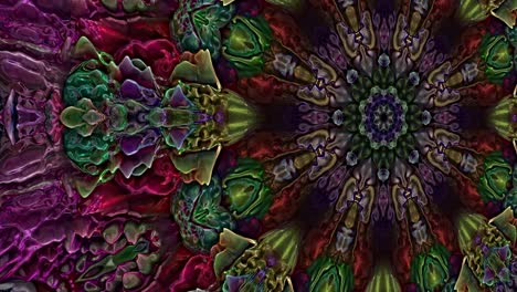 animación abstracta. fondo líquido. hermosa película de pintura digital, película de fondo abstracto. animación en caleidoscopio