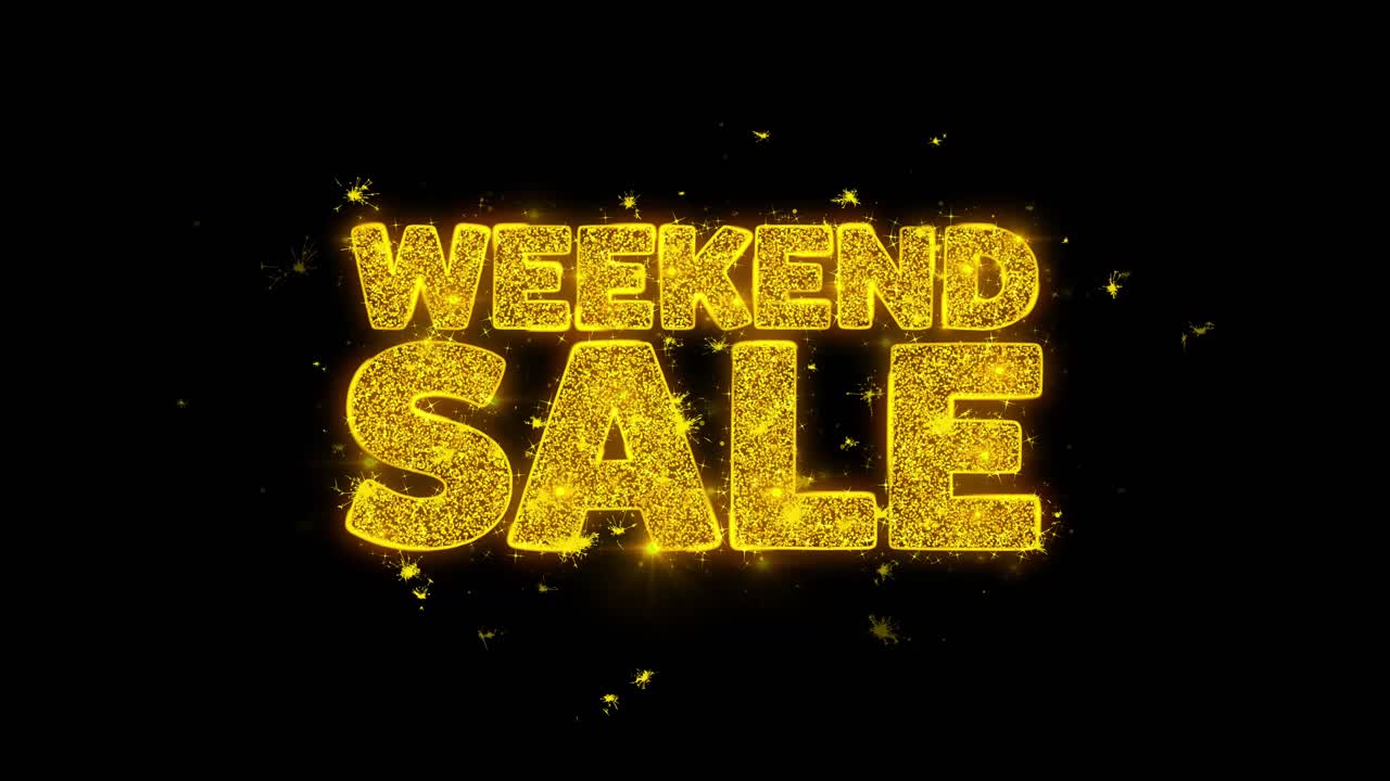Weekend Sale Graphic Design