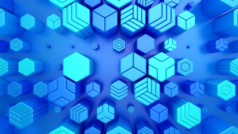 fondo de hexágonos animados