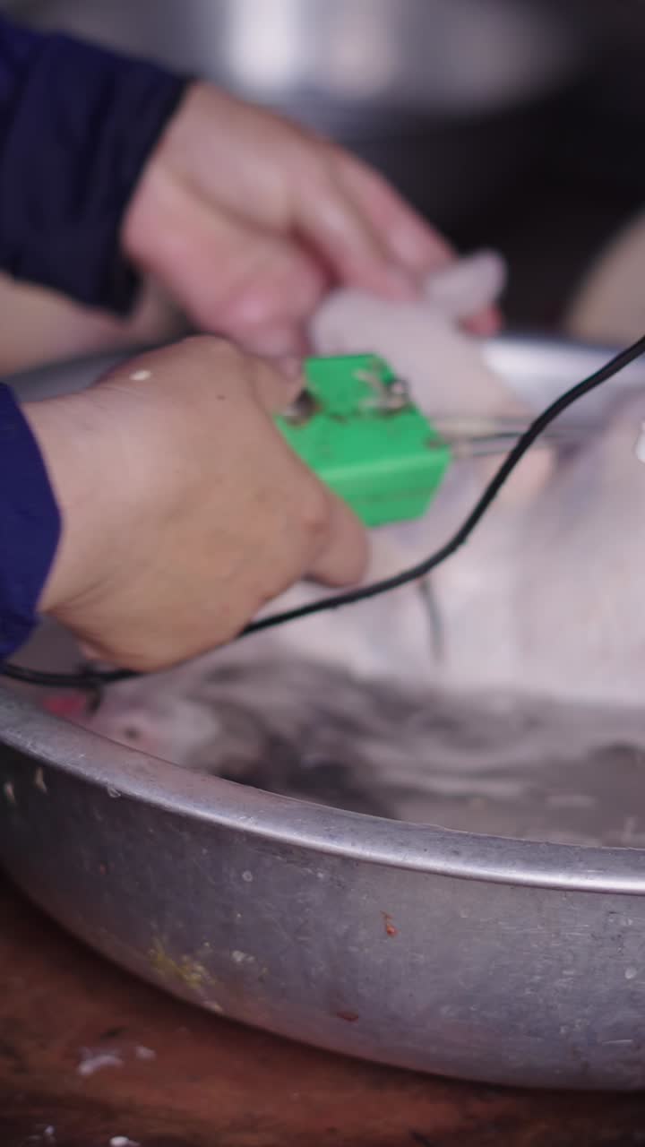 Preparación del pollo