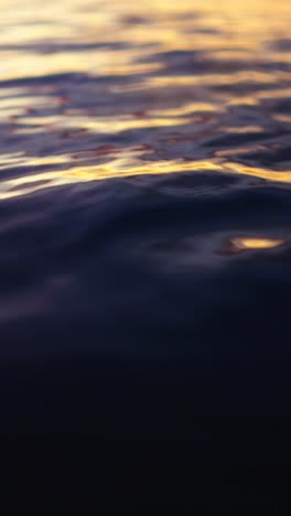water surface at dusk