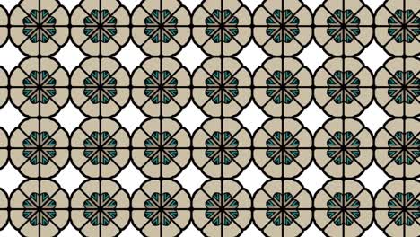 the colorful geometric repeating tile pattern is mostly in the shade of grey