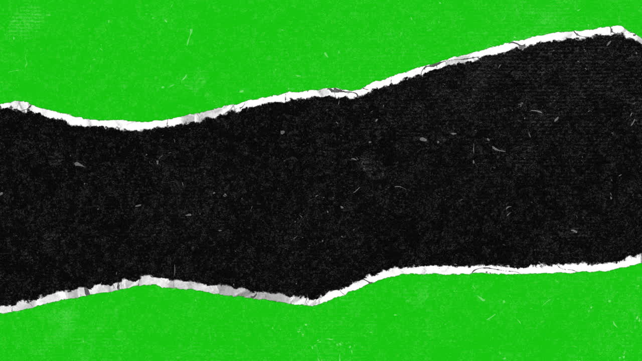 Ripped Paper Transition on Green Screen with Alpha Channel