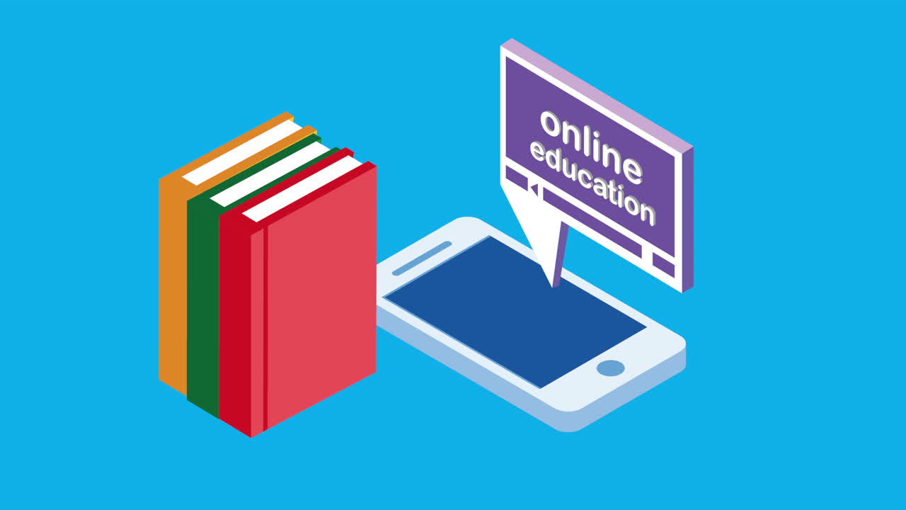 스마트 폰으로 온라인 교육 기술