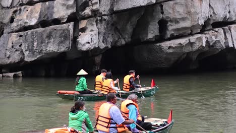 tourists enjoy a scenic boat ride