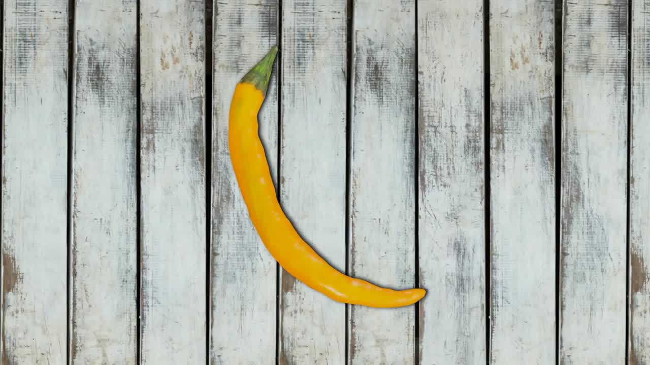 video generado digitalmente de chile pimienta