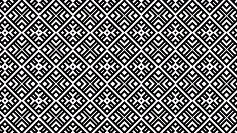 animación de fondo abstracto desplazándose hacia la derecha rombo blanco y negro