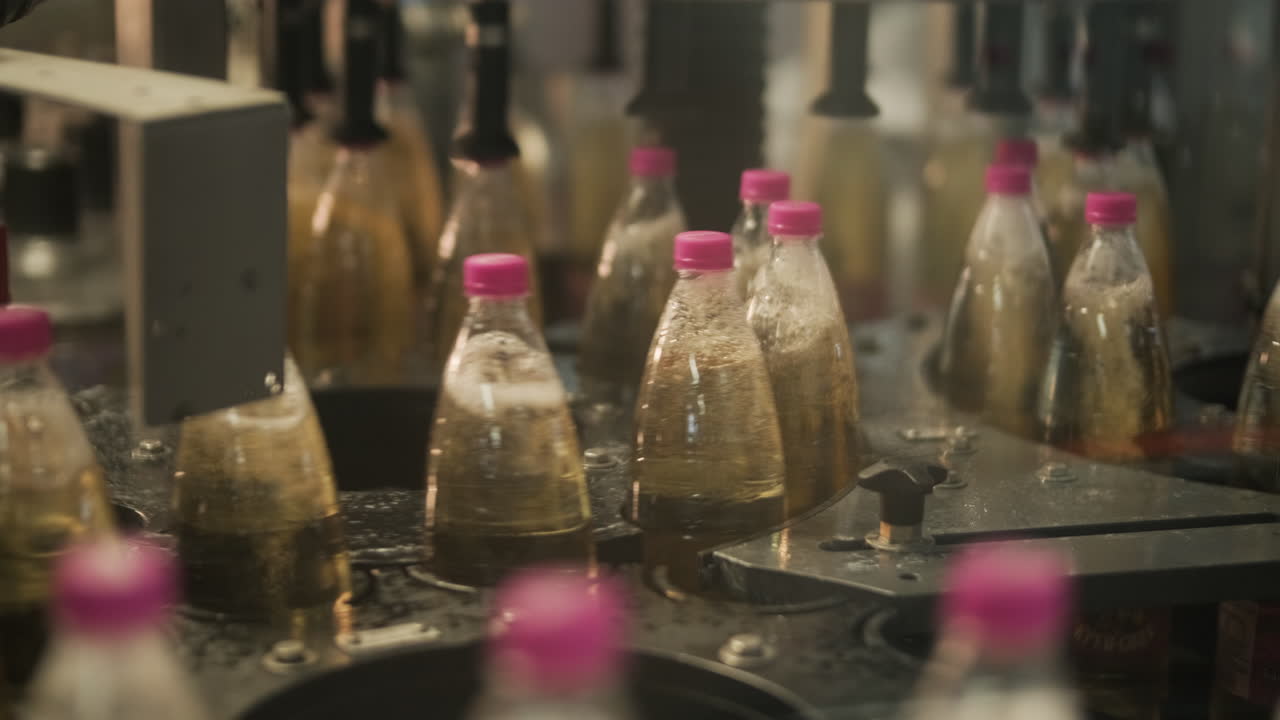 Automated Beverage Bottling Line
