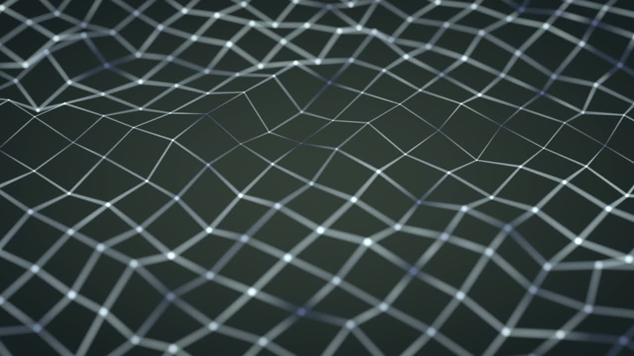 abstracción del flujo de onda poligonal por pequeñas partículas de 4k