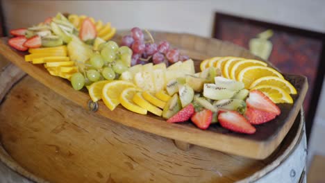 fruit plate buffet party warm delicious