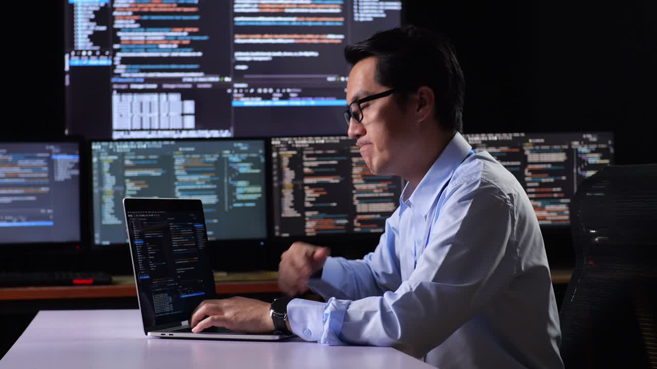 programador profundamente en el pensamiento