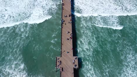 oceanside pier at low tide