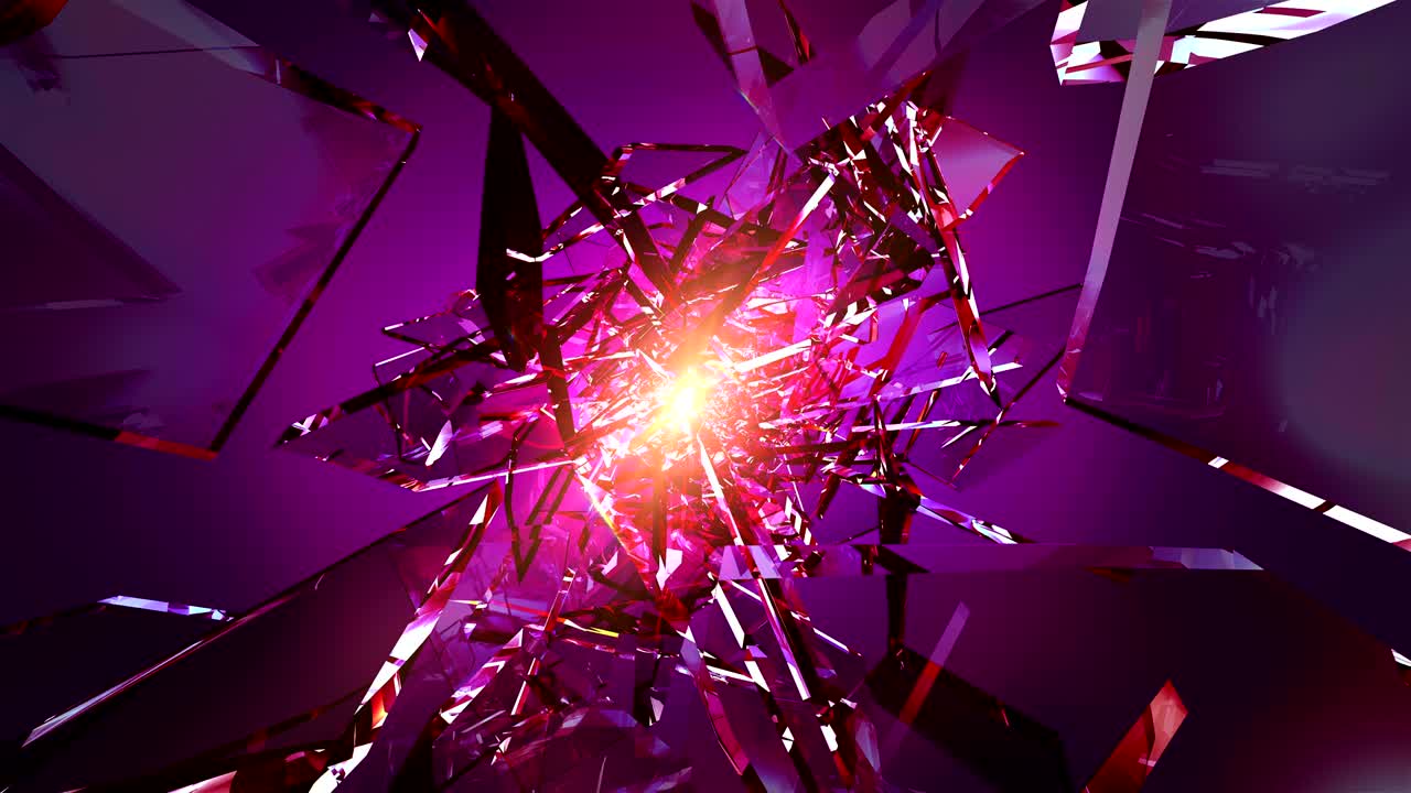 Crystal glass motion loop ready background in 4K